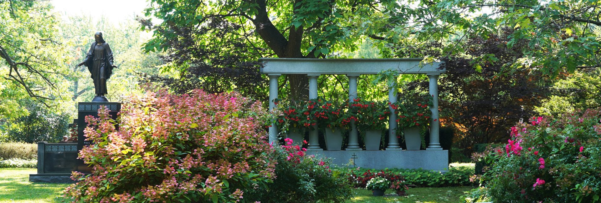 Peaceful view of Mount Pleasant Cemetery