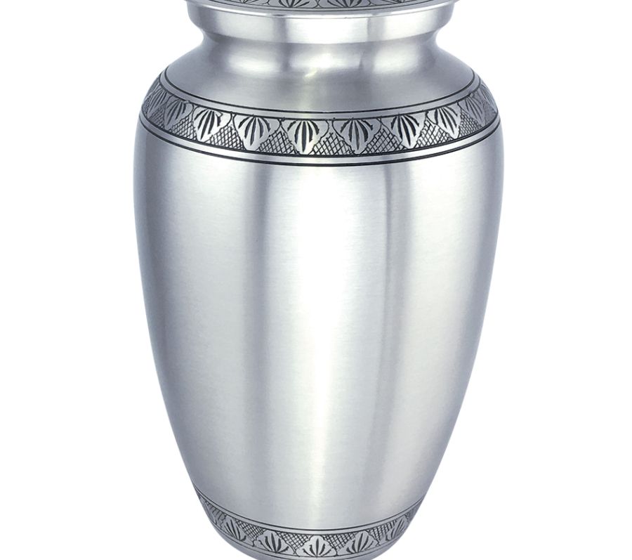 classic pewter urn