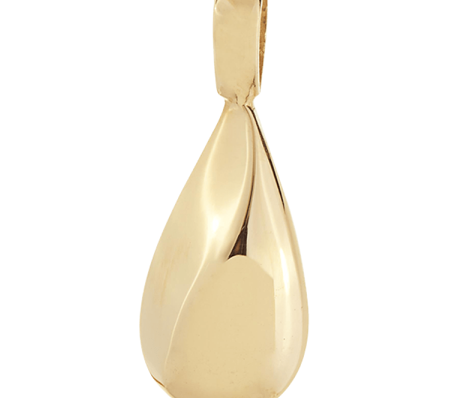 gold teardrop necklace