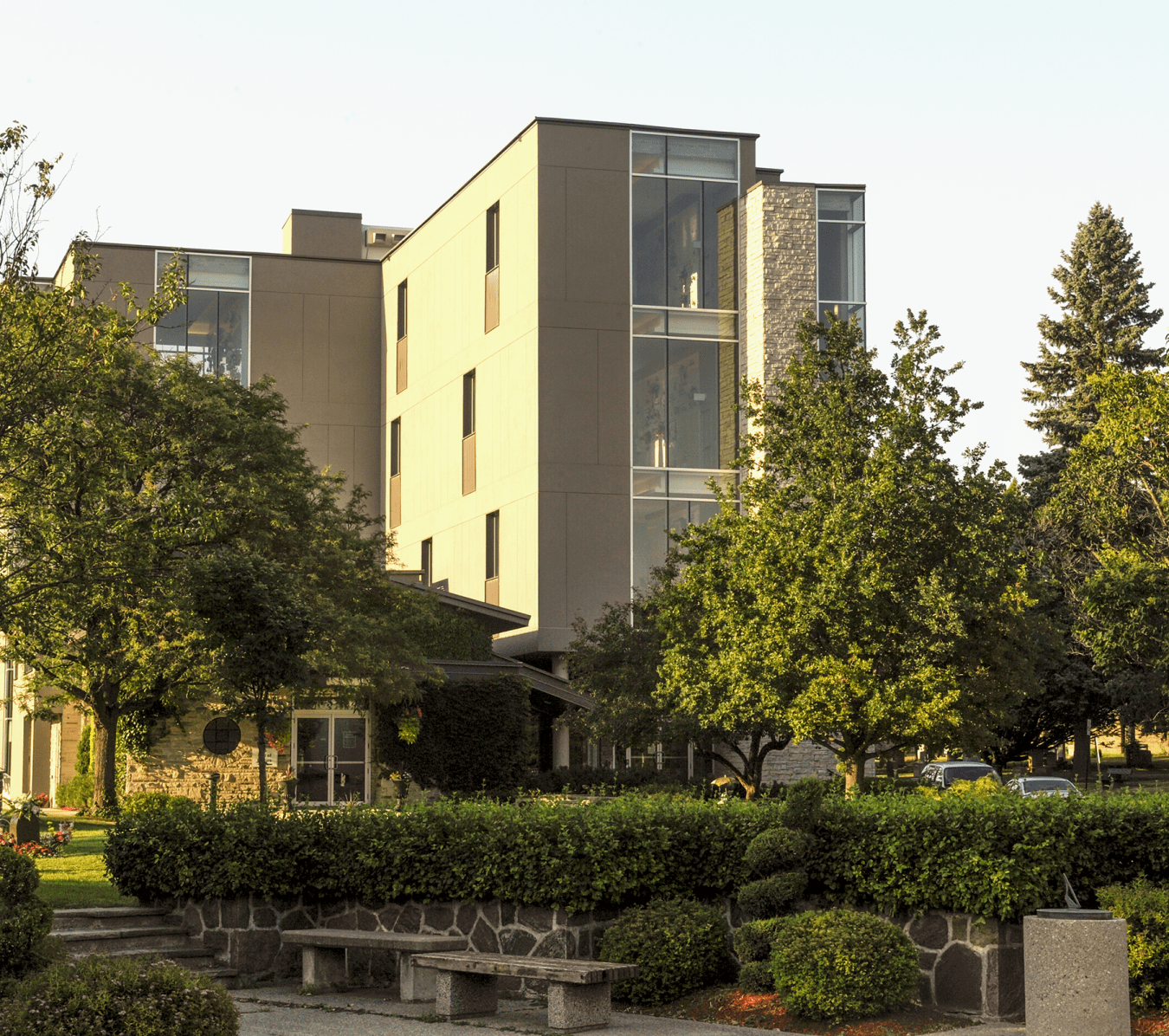 exterior shot of the mausoleum of the sacred souls