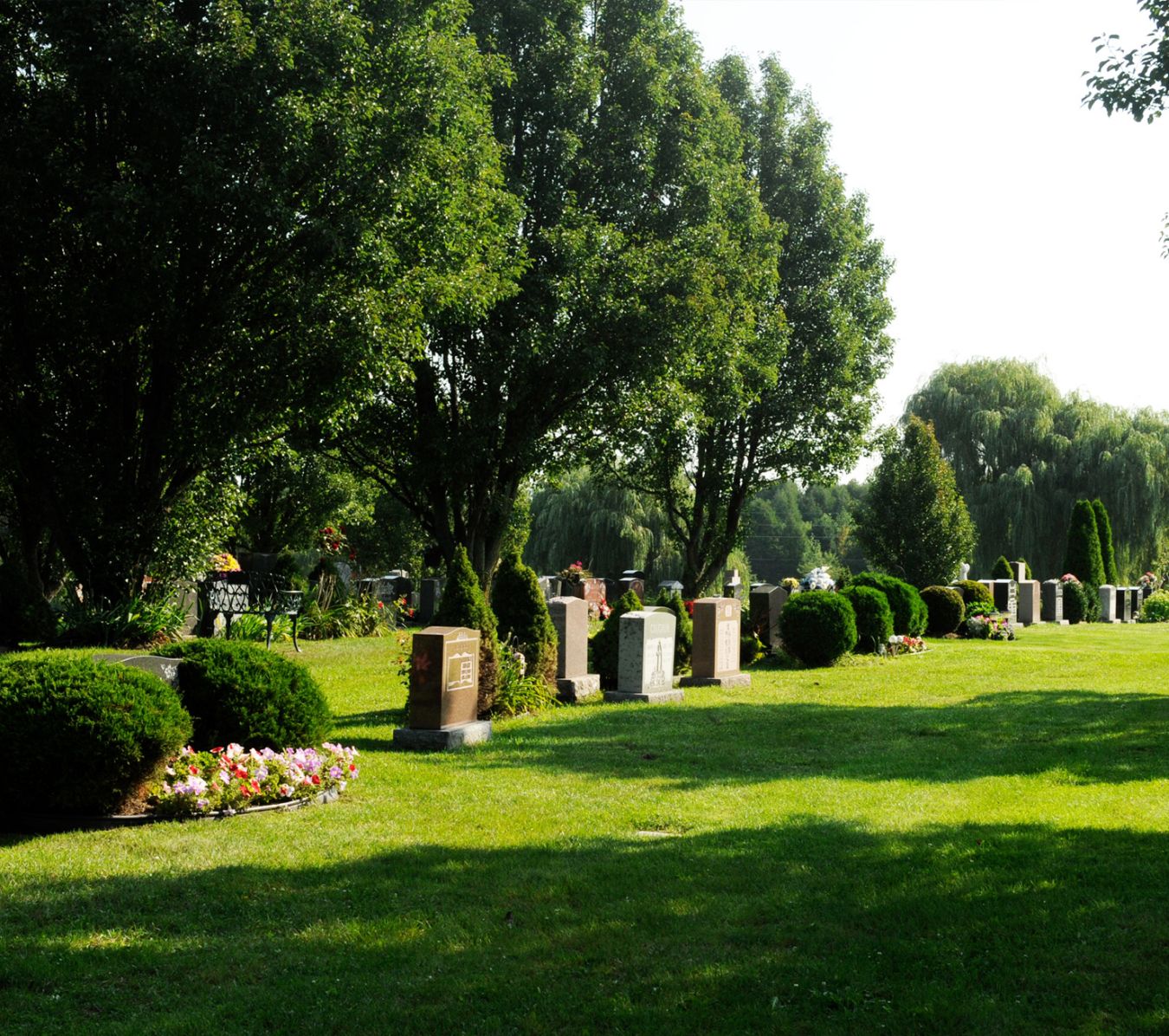 graves at Thornton Cemetery