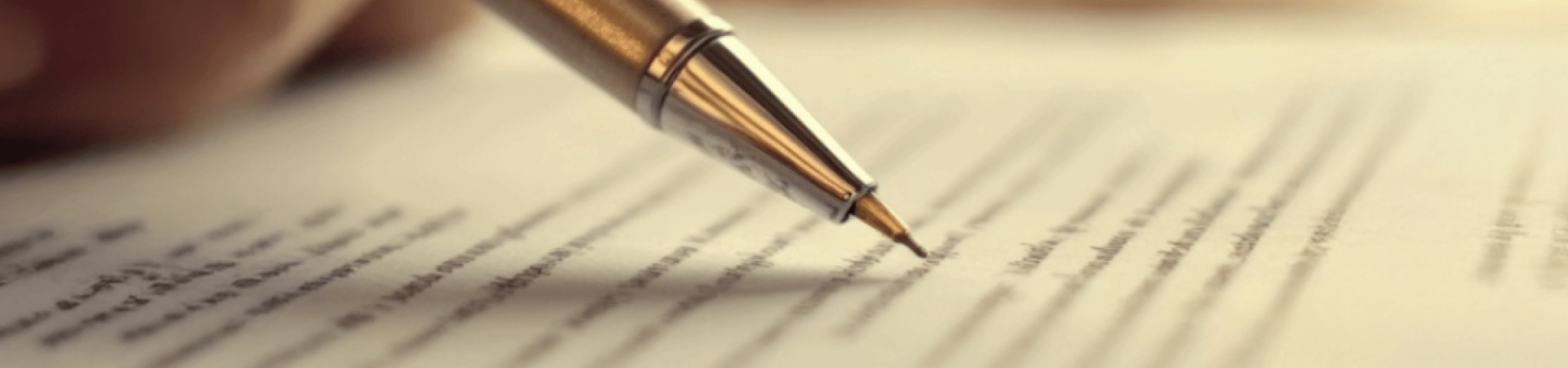 pen writing on paper